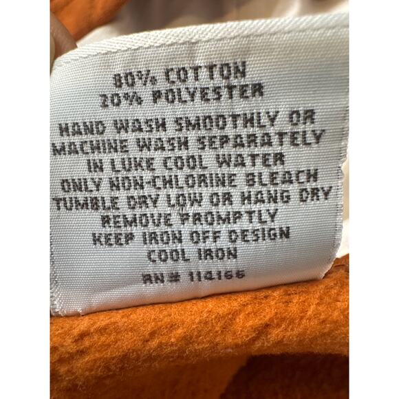 Texas Longhorns Hoodie Youth L Colosseum Athletics Burnt Orange Fleece Zip Up - Picture 8 of 8